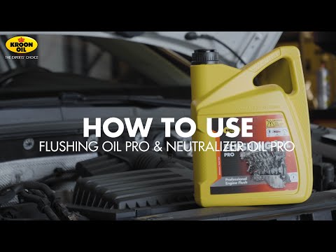 Como usar - Kroon-Oil Flushing Oil Pro e Neutralizer Oil Pro