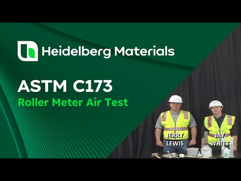 ASTM C173 Standard Test Method for Air Content of Freshly Mixed Concrete by the Volumetric Method