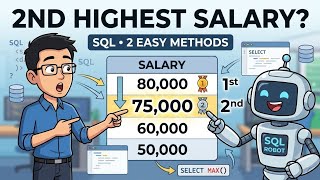 How to Find the 2nd Highest Salary in SQL | 2 Easy Methods