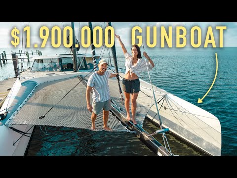 BOAT TOUR: $1.9 Million GUNBOAT (+ New Trimaran Update!)