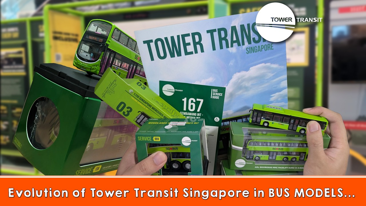 Evolution of Tower Transit Singapore in Bus Collectible Models...