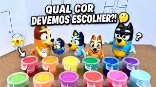 BLUEY DIA DE PINTAR 🎨 Diversão com Tintas em PORTUGUÊS