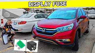 HONDA CRV CR-V INFORMATION DISPLAY FUSE LOCATION, SCREEN FUSE 2012 2013 2014 2015 2016