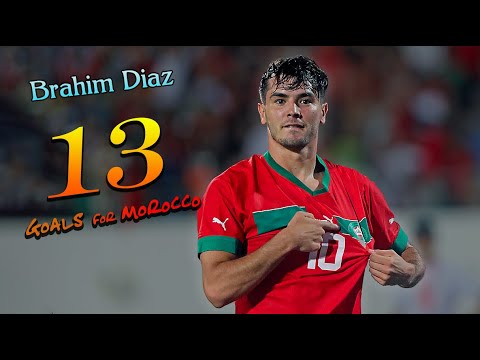 Brahim Diaz  - All 13 Goals for Morocco