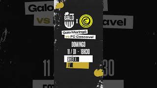 INGRESSOS LIBERADOS GALO MARINGÁ X FC CASCAVEL #shorts