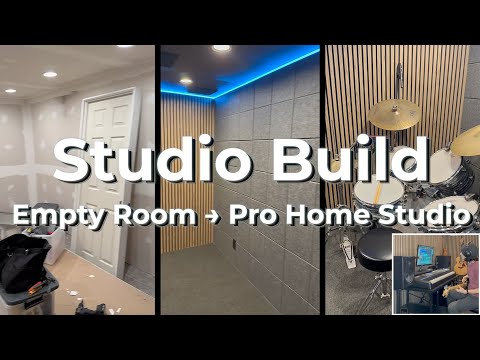 DIY Music Studio Build: From a Empty Room to a Pro Recording Space