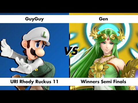 GuyGuy (Luigi) vs Gen (Palutena) - Winners Semis URI Rhody Ruckus 11