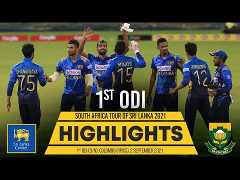 1st ODI Highlights | Sri Lanka vs South Africa 2021