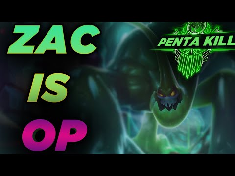 ZAC is the best Jungle Champion | League of Legends
