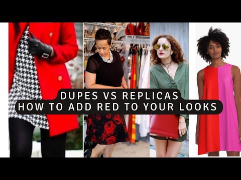 DUPES VS REPLICAS | HOW TO WEAR RED COLOR COMBINATIONS TO YOUR WARDROBE - PART 4