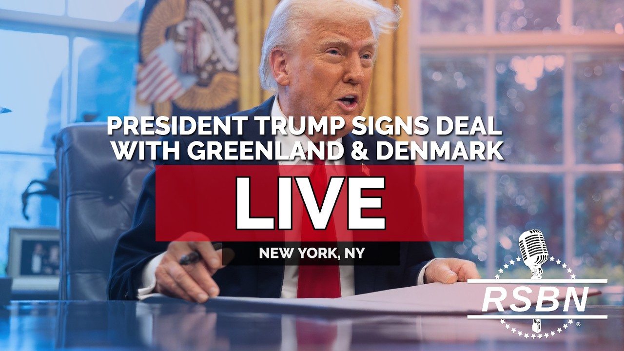LIVE: President Trump Signs Deal with Prime Ministers of Greenland & Denmark - 09/22/26