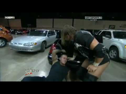 WWE Raw 6/22/09 - Triple H attacks Randy Orton