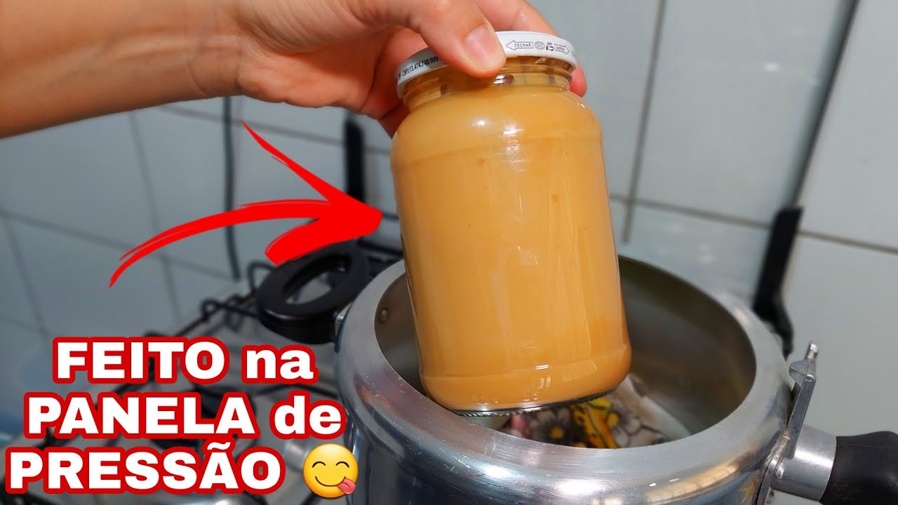 DOCE de LEITE CREMOSO no POTE de VIDRO na PANELA de PRESSÃO 😲  FAÇA E VENDA 💸
