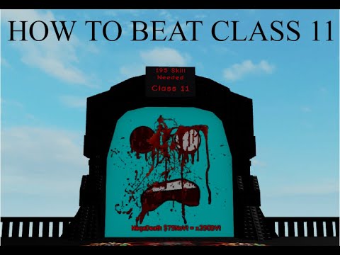 HOW TO GET TO THE END OF CLASS 11! Difficulty Button Simulator