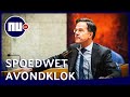 Tweede Kamer debatteert over spoedwet avondklok | NU.nl