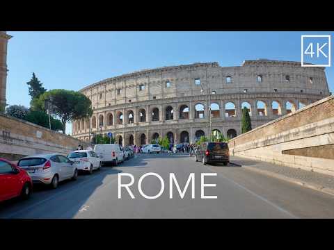 The Eternal City 4K Driving Tour - Rome Italy City Drive