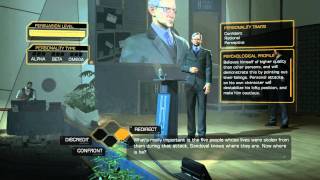 Deus Ex : Human Revolution Persuading William Taggart Scene w/ C.A.S.I.E. Aug