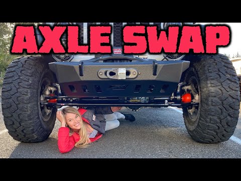 DYNATRAC AXLE SWAP for the 2020 Jeep Gladiator!