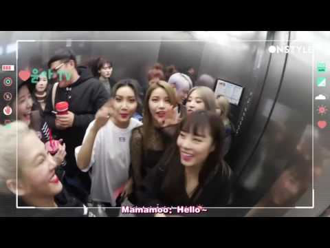 [Eng Sub] SNSD Hyoyeon YoonA meets Mamamoo  (MoonByul X Hyoyeon interaction!)