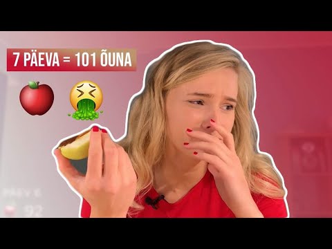 "Õhtu!" Heelia sõi nädal aega ainult õunu