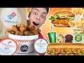 Ich esse 1 Tag lang nur FAST FOOD MENÜS (Burger King, Dominos & Subway)
