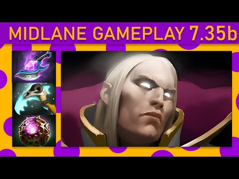 ⭐bzm Invoker 20+ Kills! Mid Gameplay 7.35b - Dota 2 Top MMR