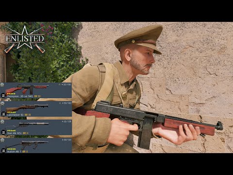 Event submachine guns only. USA (BR 3) vs. Germany. Enlisted gameplay.