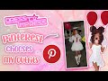DRESS TO IMPRESS but PINTEREST CHOOSES MY OUTFIT | roblox ♡