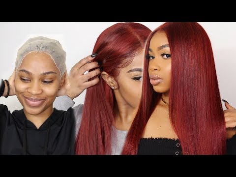 HOW TO: CHERRY RED HAIR TUTORIAL | WATER COLOR METHOD!