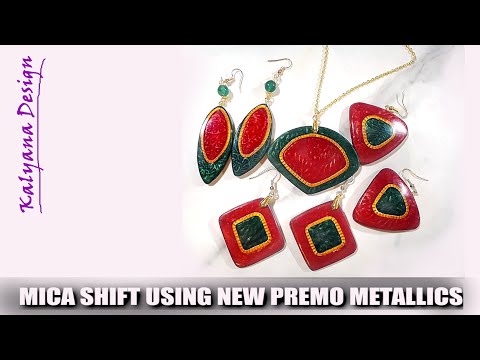 Mica shift using new Premo metallics colors