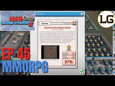 It's Finally Time To Make An MMORPG - Let's Play Mad Games Tycoon 2 Ep 45