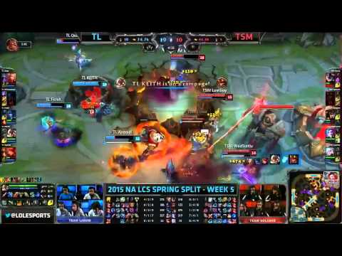 WildTurtle Penta Kill   TSM vs TL