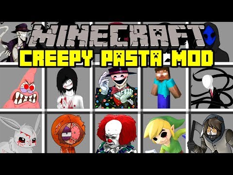 MooseMods - Minecraft CREEPY PASTA MOD! | SURVIVE AGAINST SCARY HORROR CHARACTERS! | Modded Mini-Game