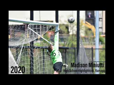 Madison Miniutti | Class of 2022 | High School Highlights vs  Ramapo