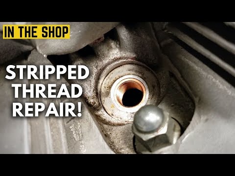Time-Sert Spark Plug Thread Repair - Fixing Stripped Threads