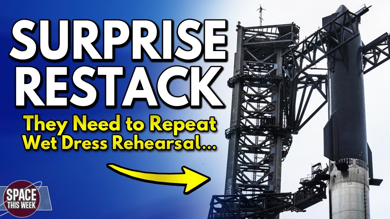 Starship Launching in 9 Days!? But the Wet Dress Rehearsal Needs Repeating...