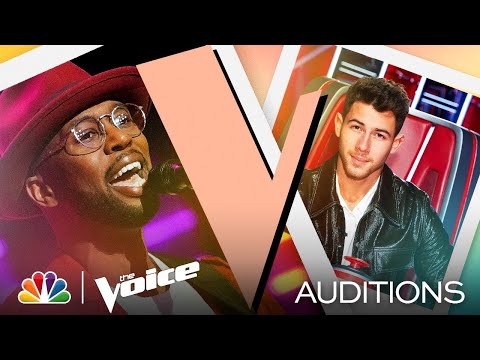 Devan Blake Jones Shows His Range on H.E.R.'s "Hard Place" - The Voice Blind Auditions 2021
