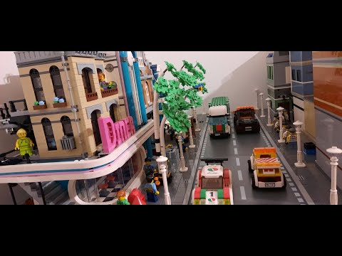 Bau einer Lego Stadt (Teil 14), Der Gehsteig