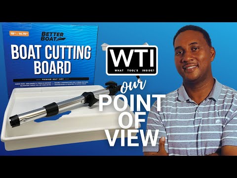 Boat Cutting Board Rod Holder - WTI product video review