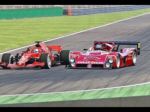 Ferrari F1 2018 vs Ferrari 333 SP - Monza
