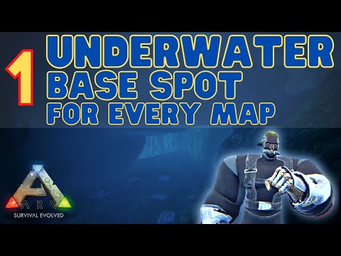 One of the Best Hidden Underwater Base Spots for Each Map in Ark