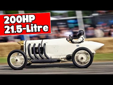 200Hp Blitzen Benz (1909) - 21.5-Litre Start-up Engine, Sound & Actions! - Goodwood FOS 2022