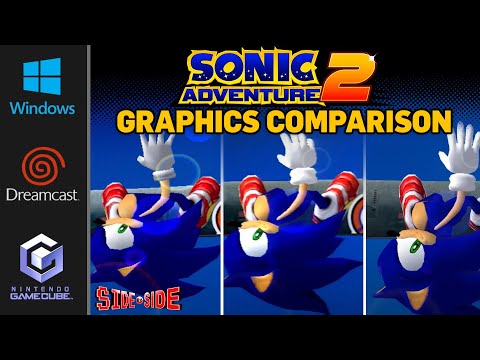 Sonic Adventure 2 - Battle | Graphics Comparison | ( Dreamcast , Gamecube , PC )