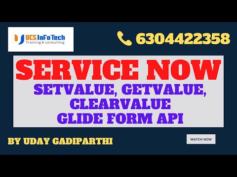 Get Value Servicenow