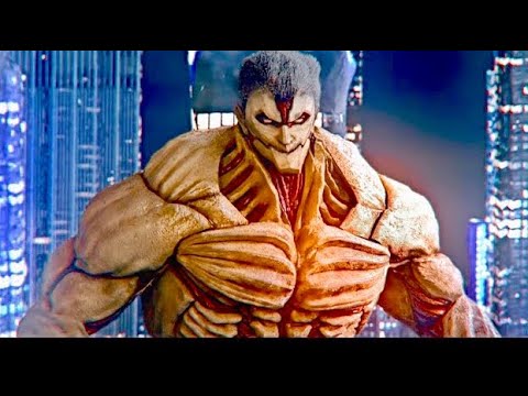 Attack on Titan - Armored Titan Reiner VS. GODZILLA and MechaGODZILLA