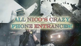 Devil May Cry 5 All Nico's Crazy Phone Entrances