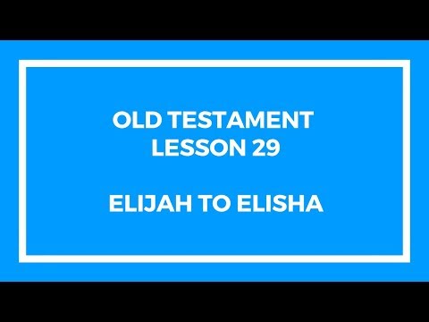 Old Testament Lesson 29 - Gospel Doctrine