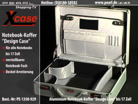 Xcase Aluminium Notebook-Koffer "Design Case" bis 17"