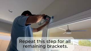 How To Install A Motorized Roller Shades On Patio Doors