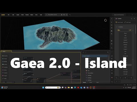 Create an Island in Gaea 2.0 – Easy Beginner Tutorial!